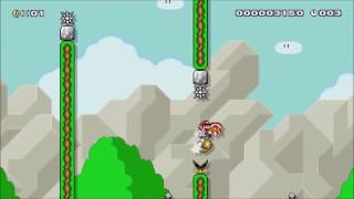 Super Mario Maker Boludo Mid Air Speedrun