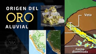 ⚒⛏ EL ORIGEN DEL ORO: DE DÓNDE VIENE EL ORO ALUVIAL. La historia del recorrido del oro en los ríos.