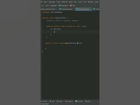 Print sum of N natural Numbers using Recursion #java #recursion # ...