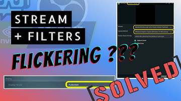 FIXED - Nvidia Filter Flickering on Streamlabs / OBS (Still works in 2023!)