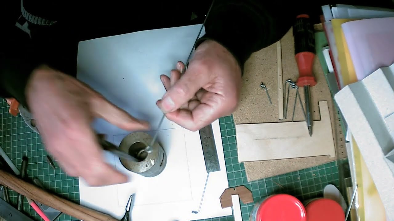 How to make wire Hurdy Gurdy tangents.