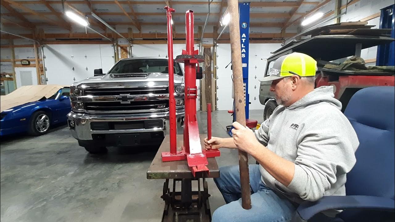 harbor freight manual tire changer mods YouTube