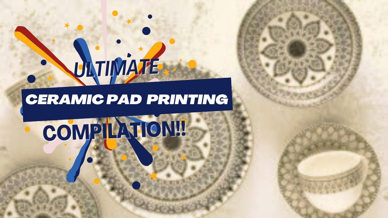 Transferring Designs to Ceramic Plates and Bowls Art of Pad Printing