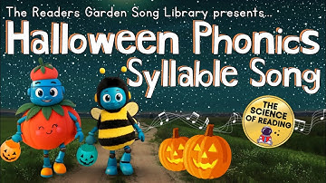 🎃 Halloween Phonics Syllable Song | Counting Syllables | Clap, Count, and Read Syllables 🎶
