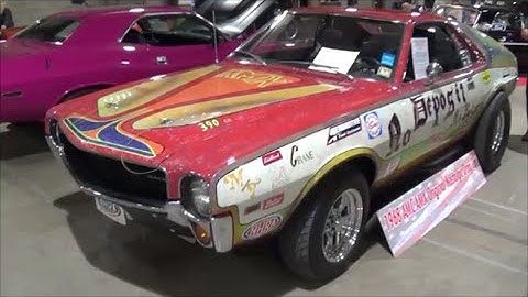 1968 AMC AMX Nostalgic Drag Car
