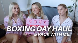 Pack With Me & My Besties White Fox Boxing Day Haul