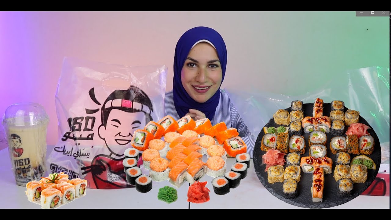 كلت سوشي برجر لأول مرة 🙊 !!