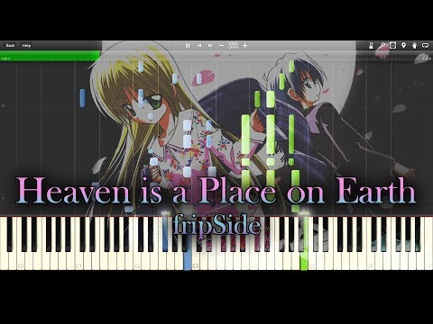 Heaven Is A Place On Earth Fripside 劇場版ハヤテのごとく Full Piano Sheet Music Youtube