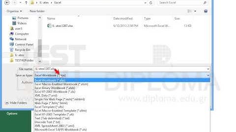 Save the active workbook, in MS Excel 5.0/95 type, as mybook95.xls in the IL-ates\Excel folder...