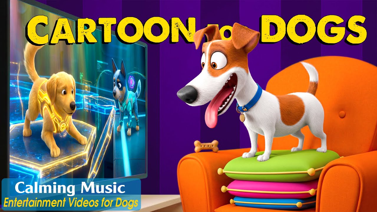 Dog Cartoon: Entertainment Videos for Dogs to Watch on Weekend - Dog TV & Relaxing Music for Dogs