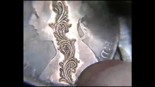 Hand engraving How to carve easy scrolls