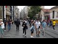 İstanbul: Taksim meydanı, Tarihi tramvay, İstiklal caddesi. 15/7/2020