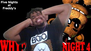 WHY AM i TRYING TO BEAT THIS!? | Five Nights at Freddys (Night 4) [Part 4]