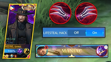 TRY THIS CLINT VAMPIRE BUILD IS 99.9% BROKEN!!🔥 CLINT NEW BEST BUILD 2022 (pls try) MLBB