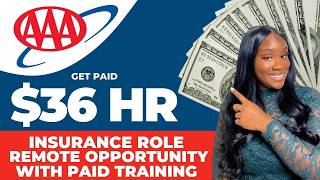 AAA Is Hiring! Get Paid $5,760/MONTH | AAA INSURANCE REMOTE JOBS | ONLINE JOBS