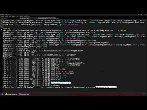 JBOSS - Enabling SSL On Managements console
