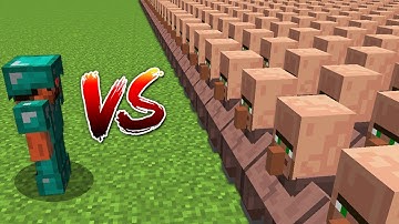 Minecraft Battle: NOOB vs PRO: EVIL PRO VS 10000 VILLAGERS IN VILLAGE CHALLENGE / Animation