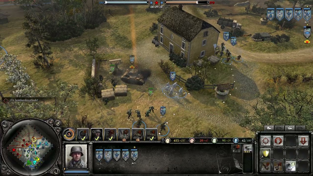 Company of Heroes 2 ( OKW 2 GER 2  VS SOV 3 USF 1 ) 119 MULTI