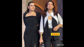 Bollywood 2legend actresses Twinkle khanna & Kajol devgan ❤who is the best look#yt #bollywood #viral