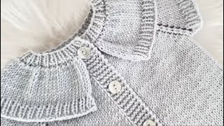 Yakalı Bebek Yeleği Yapımı