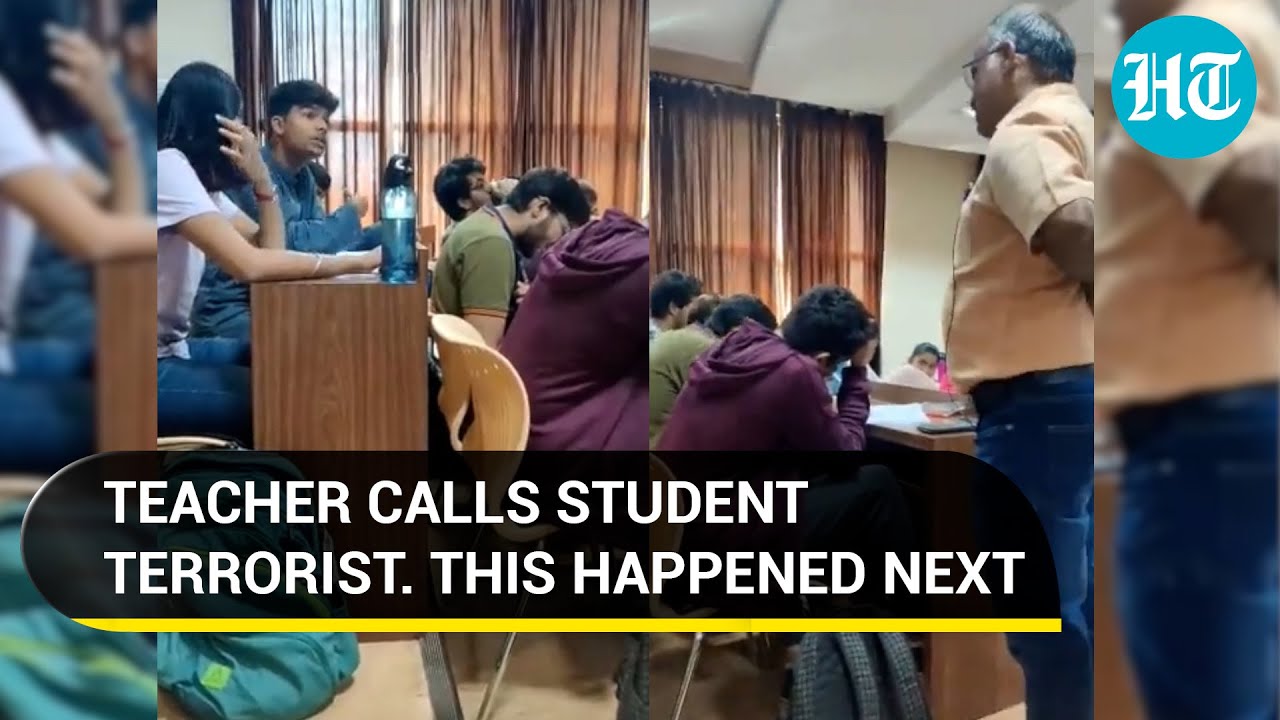Viral: Muslim student tears into Manipal Univ teacher for calling him  terrorist; 'Not funny' - YouTube