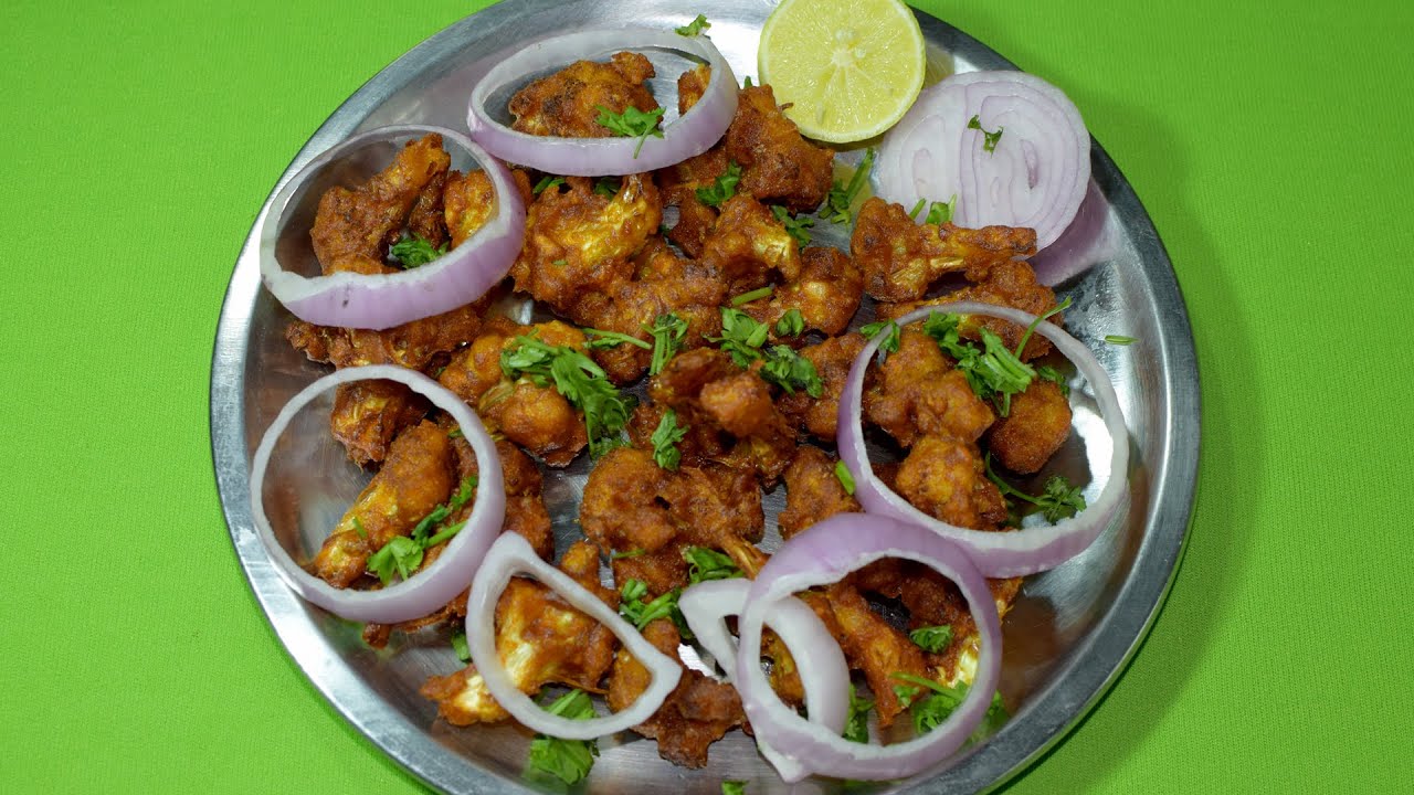 Indian Style Crispy Cauliflower Fry recipe Cauliflower 65 Food Tech YouTube