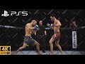 UFC4 고화질 | 최두호 vs 조제 알도 | CPU vs CPU | PS5 (4K)