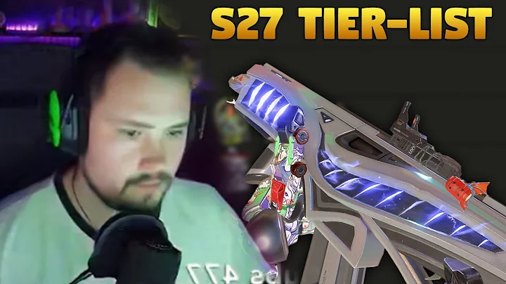 THE ULTIMATE WEAPONS TIER LIST FOR SEASON 27