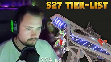 THE ULTIMATE WEAPONS TIER LIST FOR SEASON 27