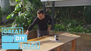 How to Make a Table from Old Fence Palings | DIY | Great Home Ideas