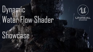 Unreal Material: Rain/Water Flow Function