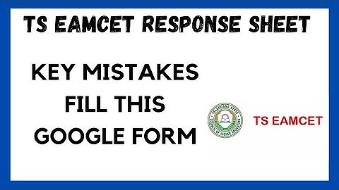TS EAMCET 2022 ll TS EAMCET RESPONSE SHEET AND KEY ll