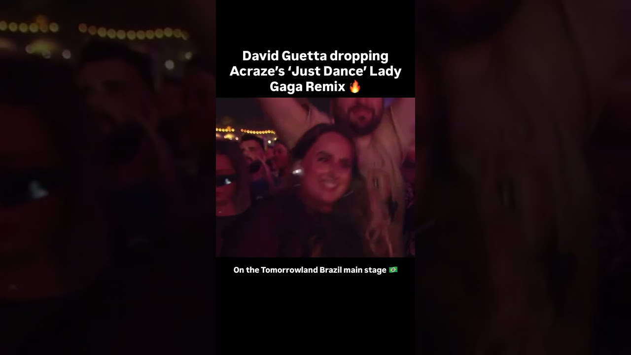 David Guetta dropping Acraze's Just dance Remix