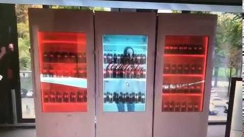 Transparent touch screen lcd monitor display--vending machine,kiosk,self service--cjtouch