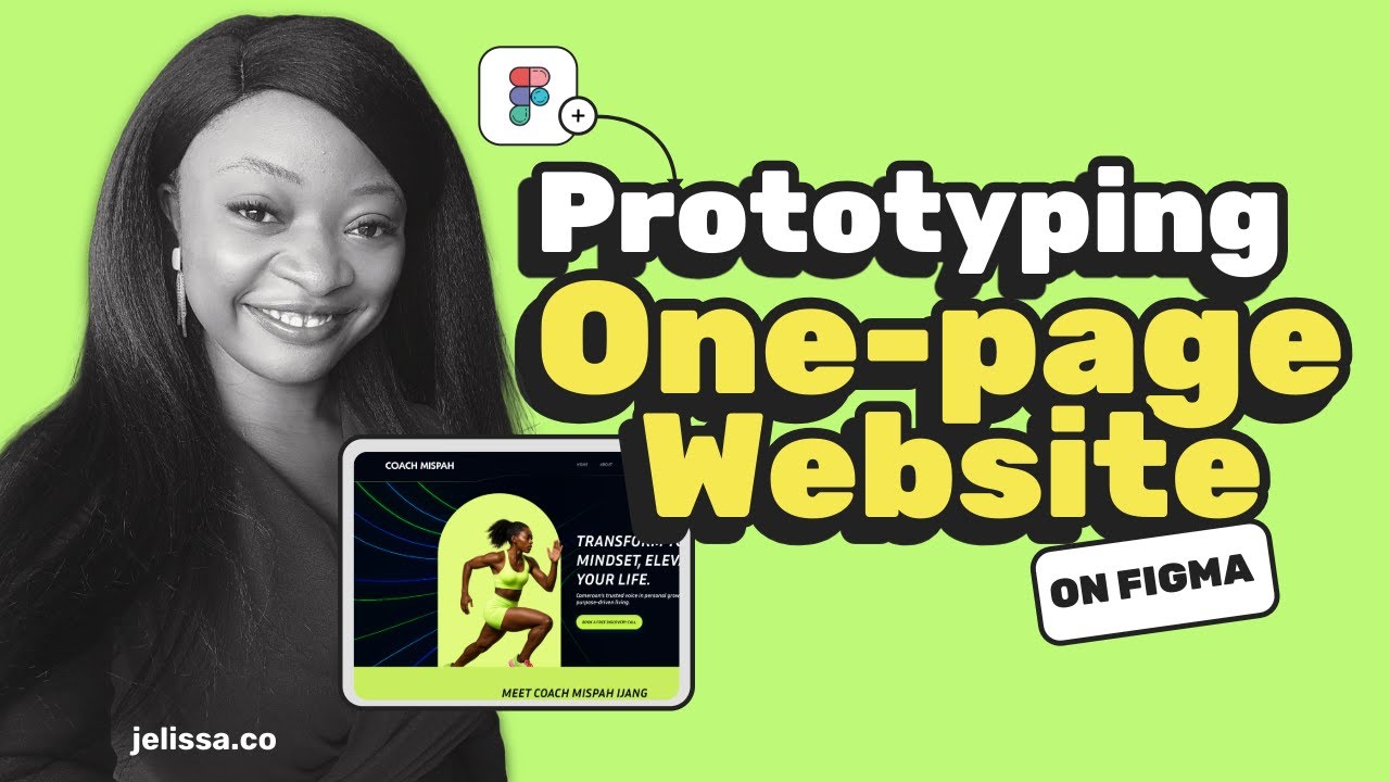 How to prototype a One Page Website with Clickable Navigation in Figma ...