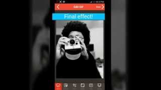 Make animated Gif (Camera flash) using Picsart screenshot 5