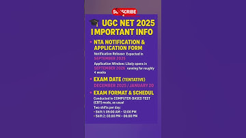 UGC NET DEC 2025 Application Form,Notification & Exam date #ugcnet2025 #ugcnetdec2025