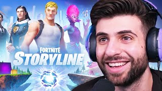 Reacting to Fortnite's STORYLINE Explained by Top5Gaming