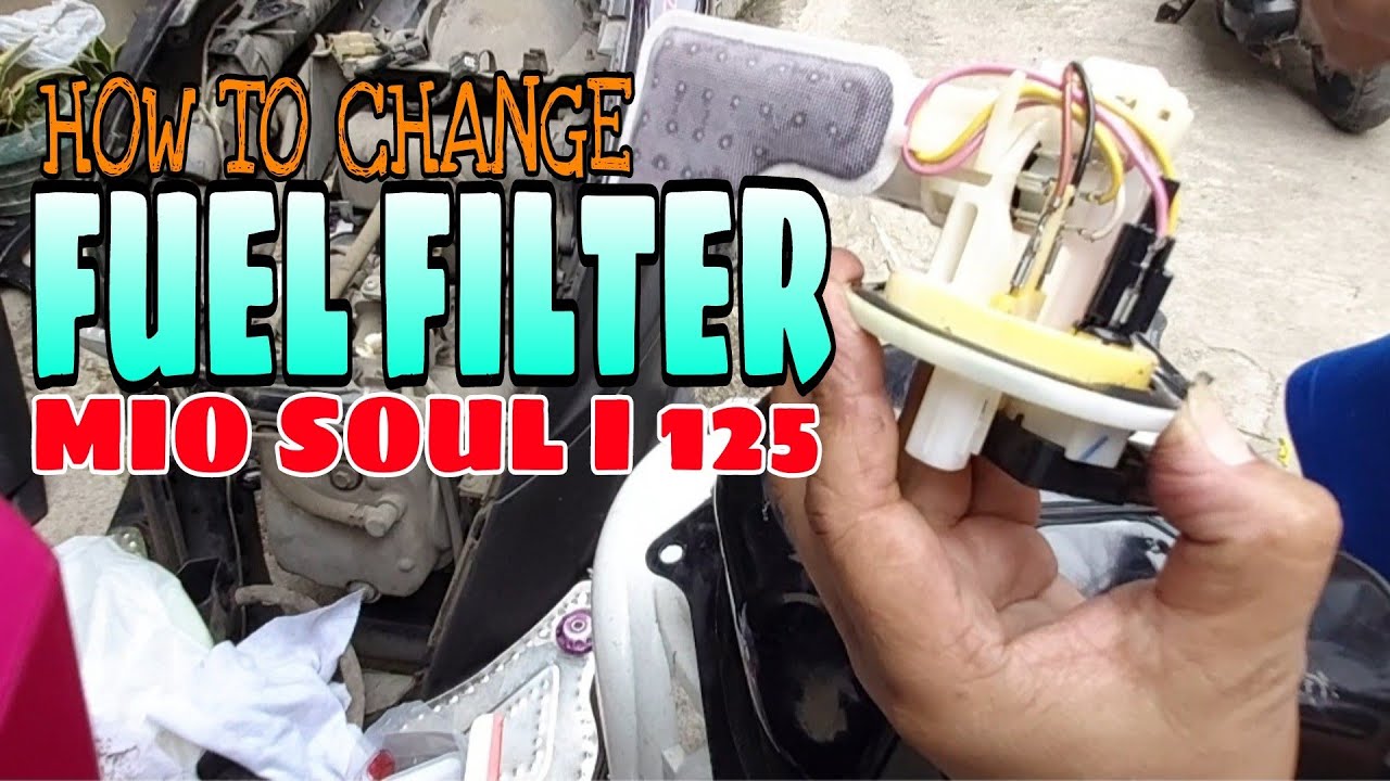 HOW TO CHANGE FUEL FILTER MIO SOUL i 125/MIO i 125 msi 125/mio i 125