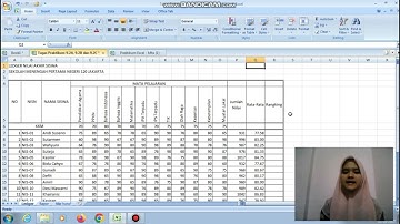 Membuat aplikasi raport siswa menggunakan Microsoft Excel Part 1