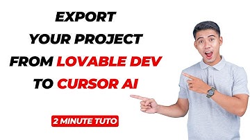 How To Export Your Project From Lovable dev To CursorAI 🤖 AI Tools Tutorial