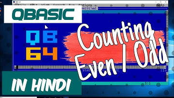 QBasic Program To Count Even And Odd Number Upto 50
