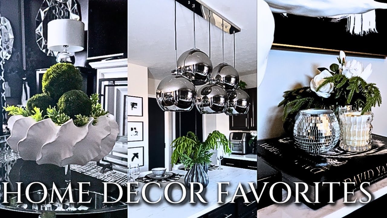 HOW TO MAKE YOUR HOME LOOK EXPENSIVE|BLACK and WHITE Home Decor|AMAZON FAVORITES & MORE!