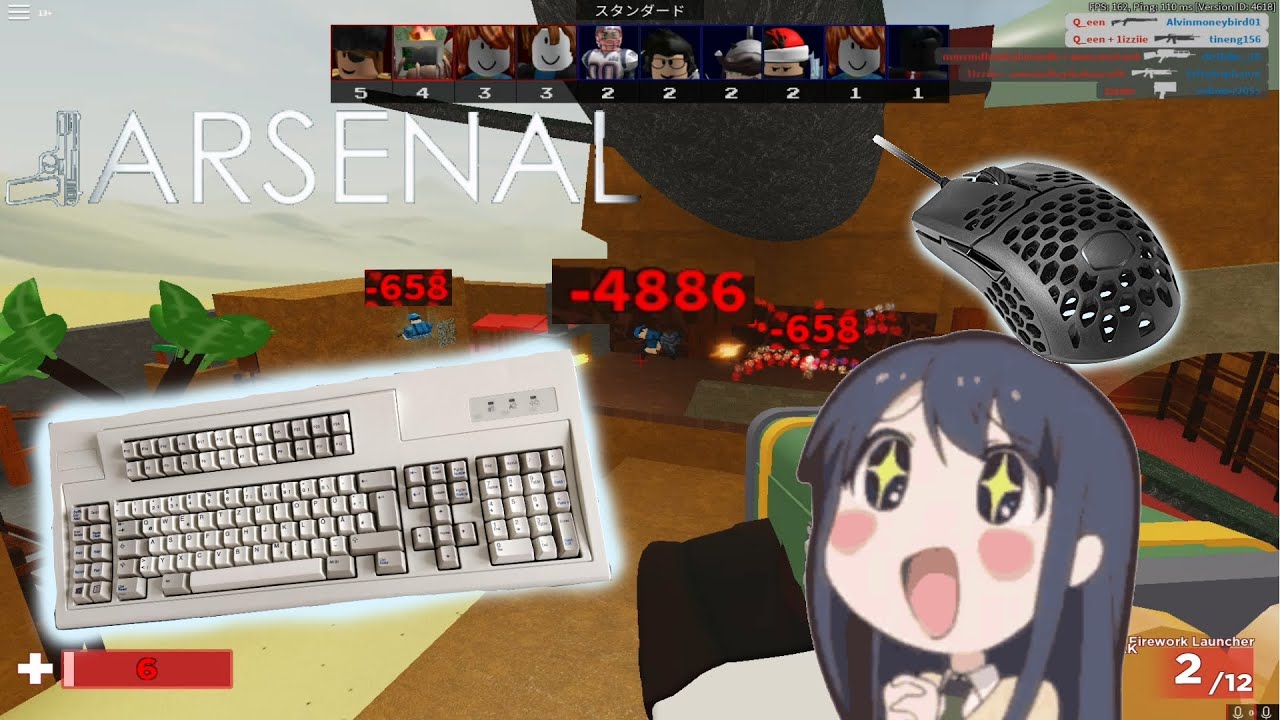 Roblox Arsenal Chill Keyboard Mouse Sounds Asmr Youtube - how i play roblox arsenal keyboard and mouse pov youtube