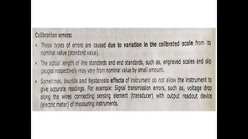 EME: Lecture 03 Unit-I- Introduction to Metrology