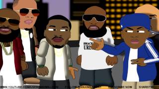BARS CARTOON #2 - cassidy vs meek mill (cass vs meek)