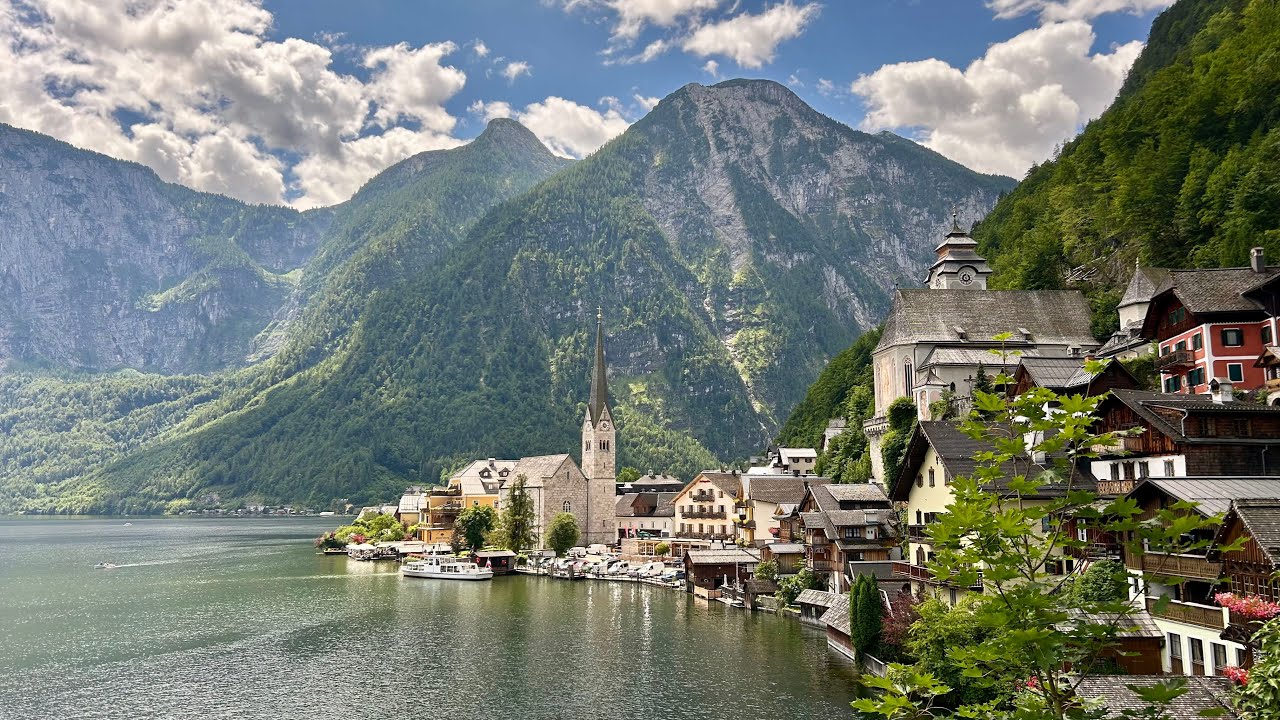 Cycling in Salzkammergut Region in Austria