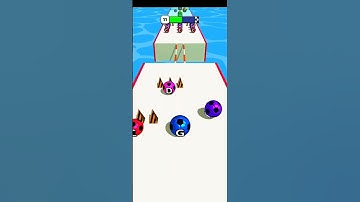 🔠AZ Run - 2048 ABC Runner (Level-11) Relaxing ASMR Puzzle Ball Runner Game #shorts