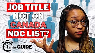 Drilling Down to Find Your Canada NOC Code & Job Title - One-Minute Guide by As Told By Canadian Immigrants 301 views 3 months ago 1 minute, 4 seconds