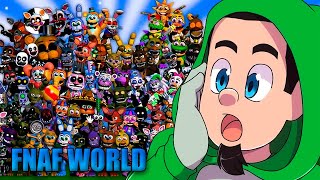 Pegando Todos Os Animatronics - Guinas Rezera Fnaf World Ao Vivo